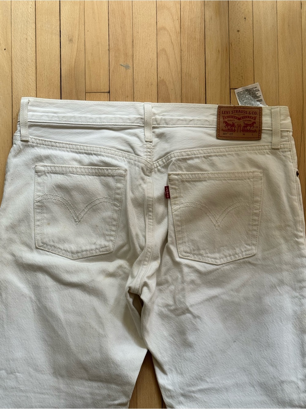 Levi's  501 women White Jeans
